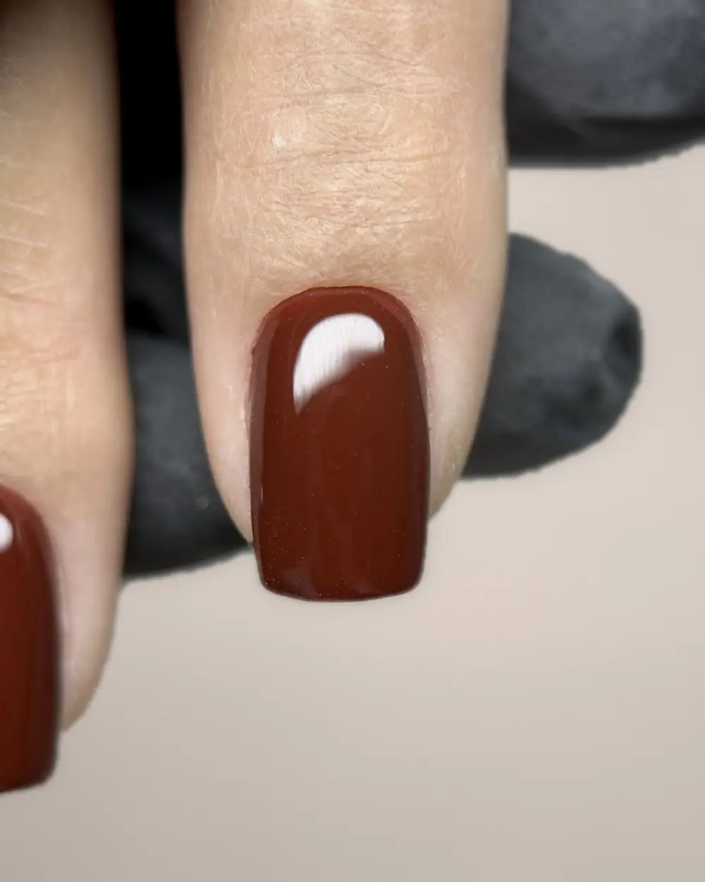 After: Russian manicure with gel color